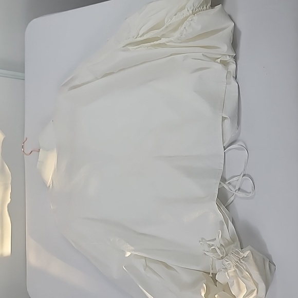 FASHION NOVA Womens SARIYAH POPLIN CROP TOP SHIRT WHITE SIZE 2X *NEW* - Picture 9 of 9